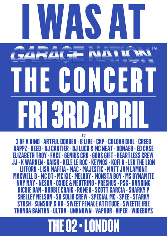 Concert Memorabilia Poster